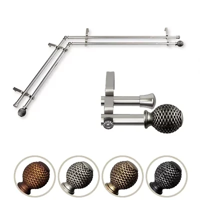 Rod Desyne Ozana Corner Double Curtain