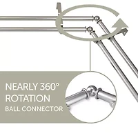Rod Desyne Arman Corner Double Curtain