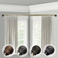 Rod Desyne Celio Corner Double Curtain