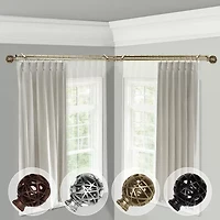Rod Desyne Leannette Corner Double Curtain