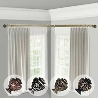 Rod Desyne Eleanor Corner Double Curtain