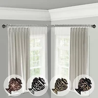 Rod Desyne Eleanor Corner Double Curtain