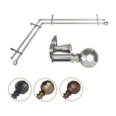 Rod Desyne Christiano Corner Double Curtain