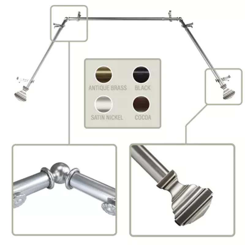 Rod Desyne Eudora Bay Window