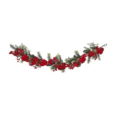Nearly Natural 60in Cedar Christmas Indoor Garland