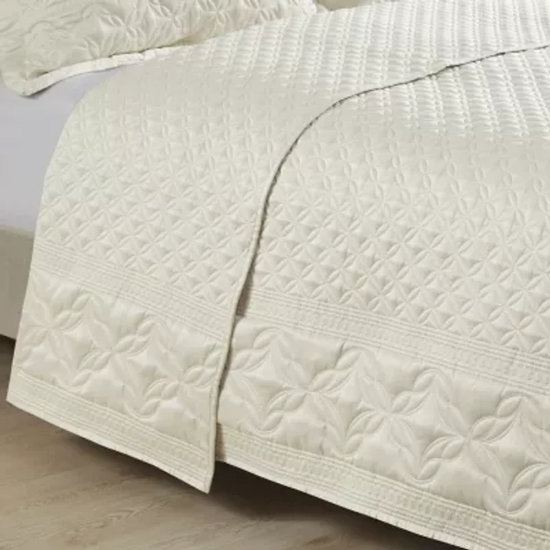 Croscill Versailles 3-pc. Embroidered Quilt Set