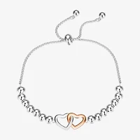 Footnotes Womens Heart Bolo Bracelet
