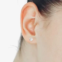 Sparkle Allure Light Up Box Womens Cubic Zirconia Pure Silver Over Brass Round 2-pc. Jewelry Set