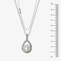 Sparkle Allure Light Up Box Womens Cubic Zirconia Pure Silver Over Brass Pear 4-pc. Jewelry Set