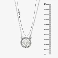 Sparkle Allure Light Up Box Womens Cubic Zirconia Pure Silver Over Brass Round -pc. Jewelry Set