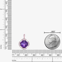 Gemstone Sterling Silver Pendant Necklace