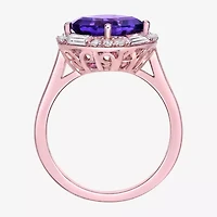 Gemstone Sterling Silver Cocktail Ring