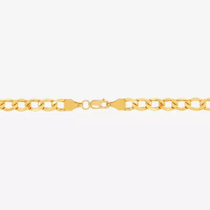 Made in Italy Unisex Adult 14K Gold 22 Inch Curb Chain Necklace