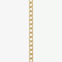 Made in Italy Unisex Adult 14K Gold 22 Inch Curb Chain Necklace