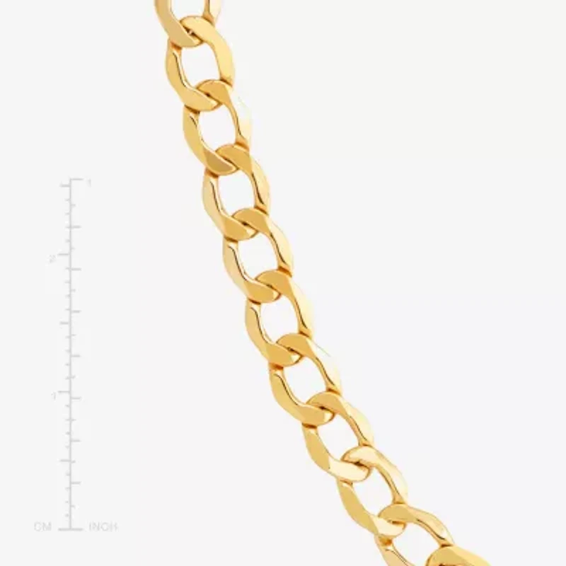 Made in Italy Unisex Adult 14K Gold 22 Inch Curb Chain Necklace