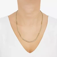 Made in Italy Unisex Adult 14K Gold 22 Inch Curb Chain Necklace