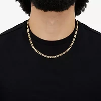 Made in Italy Unisex Adult 14K Gold 22 Inch Curb Chain Necklace