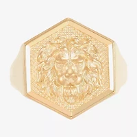 Mens 10K Gold Signet Ring