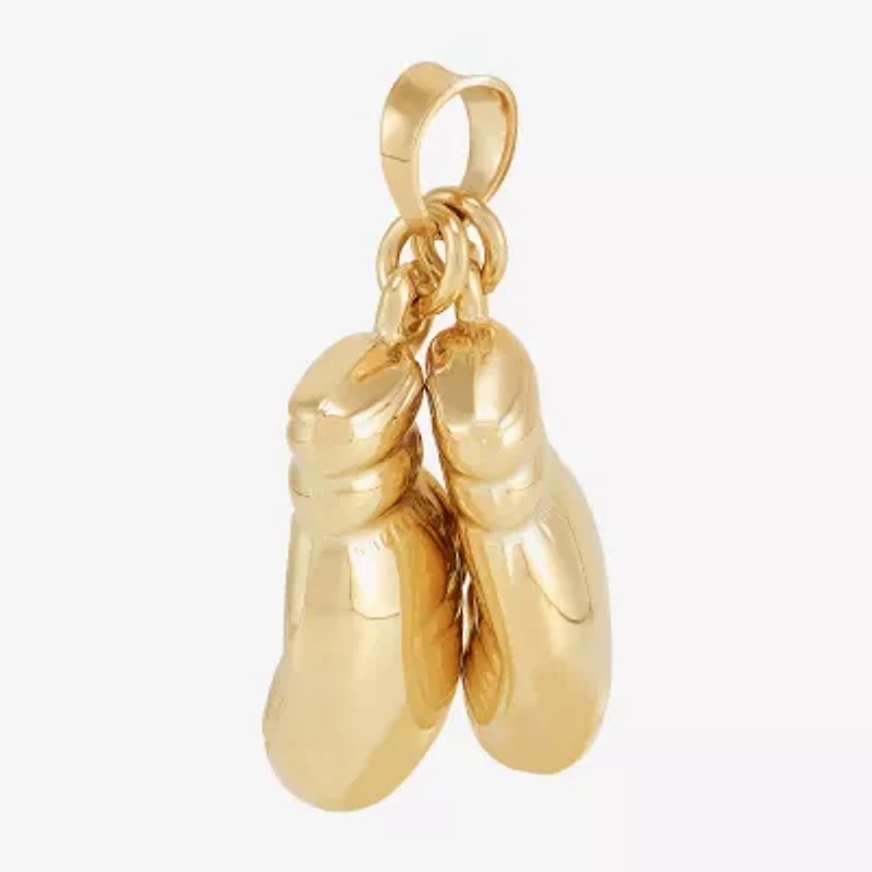 Boxing Gloves Unisex Adult 10K Gold Pendant