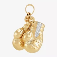 Boxing Gloves Unisex Adult 10K Gold Pendant