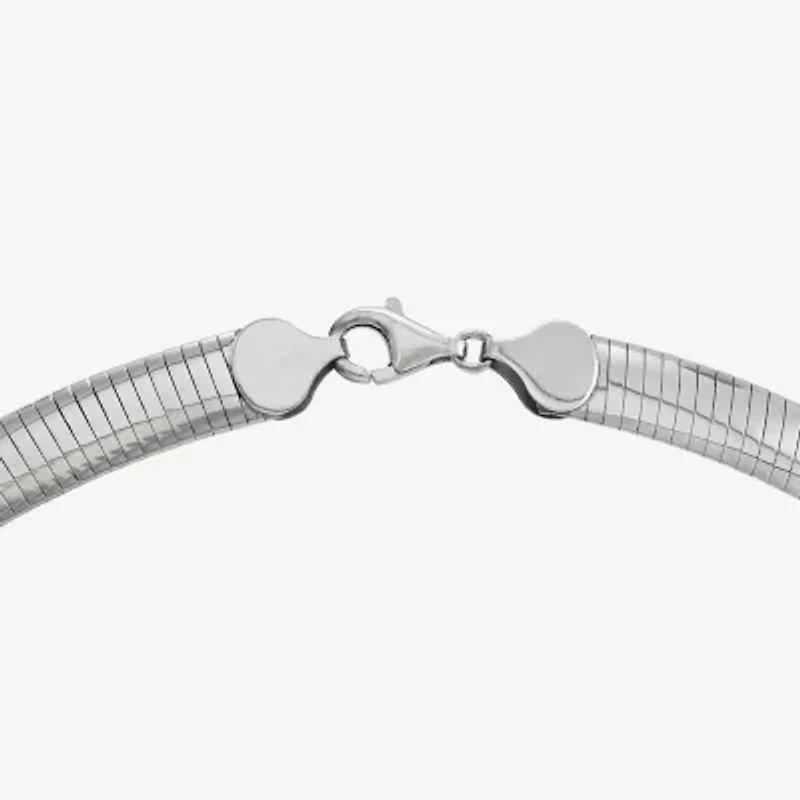 Limited Quantities! Reversible Womens Sterling Silver 17 Inch Chain Necklace