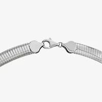 Limited Quantities! Reversible Womens Sterling Silver 17 Inch Chain Necklace