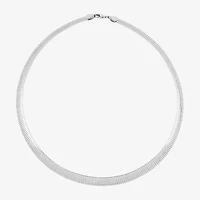 Limited Quantities! Reversible Womens Sterling Silver 17 Inch Chain Necklace