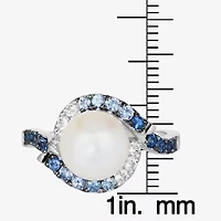 Le Vian® Ring featuring Denim Ombré® White Sapphire Vanilla Pearls™ set in 14K Vanilla Gold®