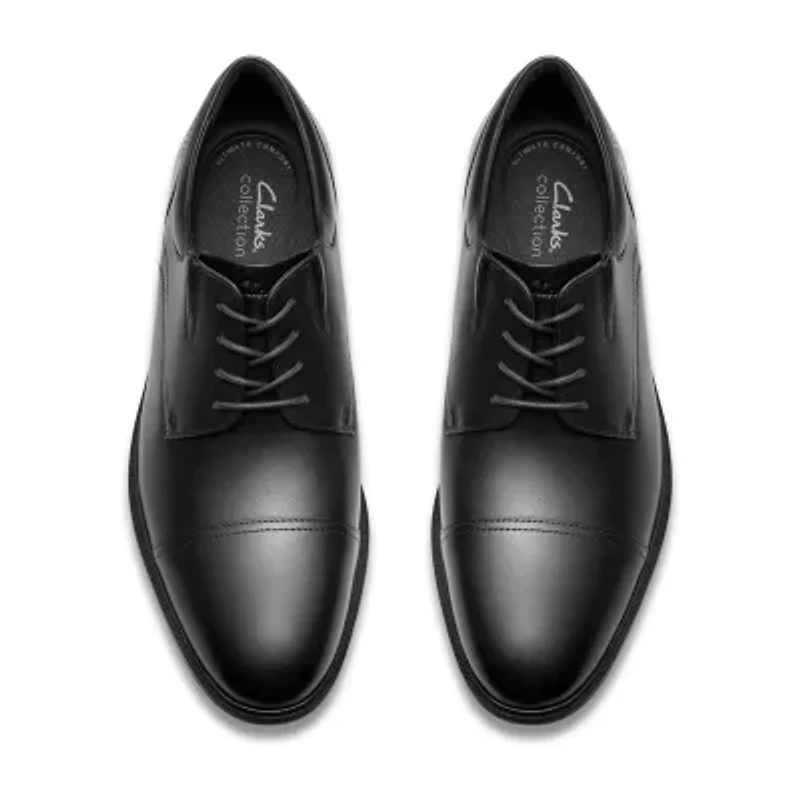 Clarks Steadwell Mens Cap Closed Toe Oxford Shoes