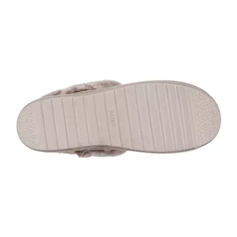 Skechers Bobs Cozy Kiss Paw Jams Womens Memory Foam Slip-On Slippers