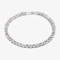 Sparkle Allure Light Up Box Womens Cubic Zirconia Pure Silver Over Brass Round 3-pc. Jewelry Set