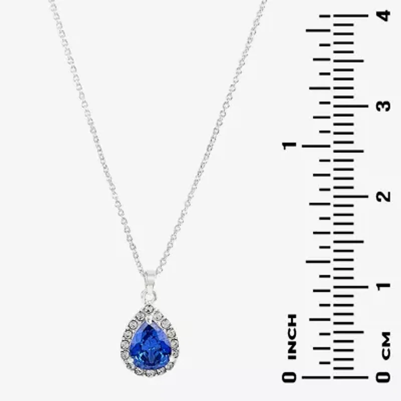 Sparkle Allure Light Up Box Womens Cubic Zirconia Pure Silver Over Brass 3-pc. Jewelry Set