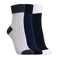 Clarks Womens 3 Pair Low Cut Socks