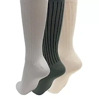 Clarks Womens 3 Pair Crew Socks