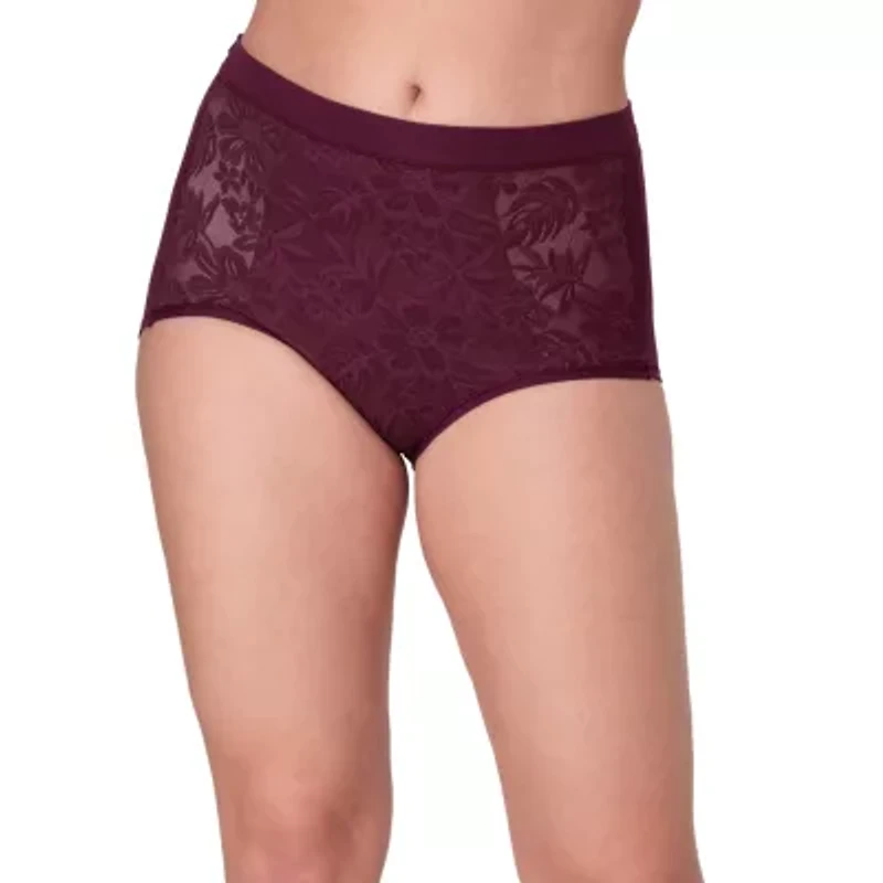 Bali Breathe Cotton Modal Lace High Rise Brief DFCLBF