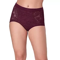 Bali Breathe Cotton Modal Lace High Rise Brief DFCLBF