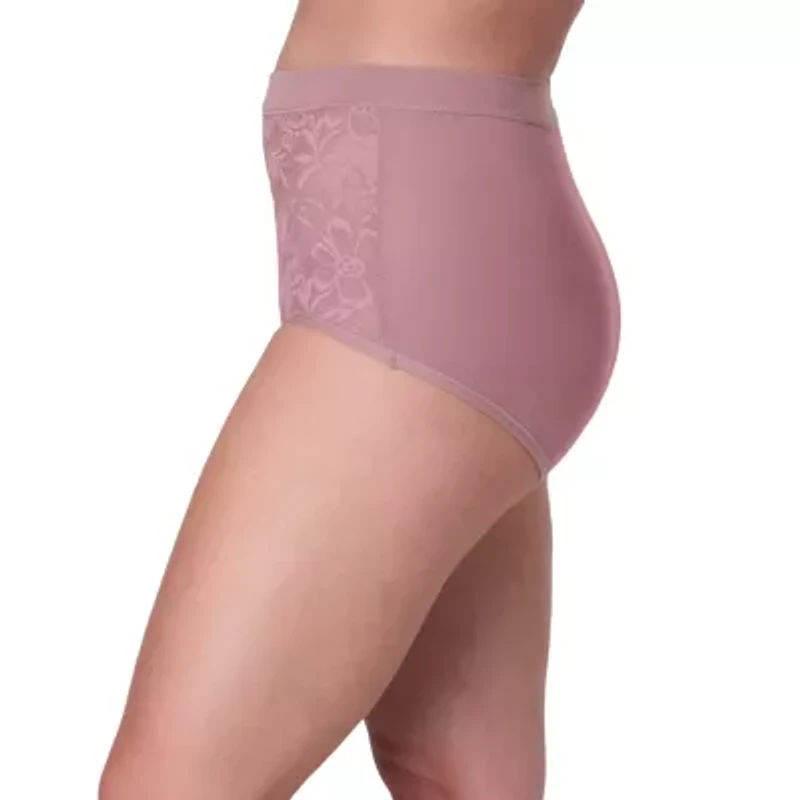 Bali Breathe Cotton Modal Lace High Rise Brief DFCLBF