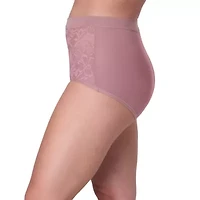 Bali Breathe Cotton Modal Lace High Rise Brief DFCLBF