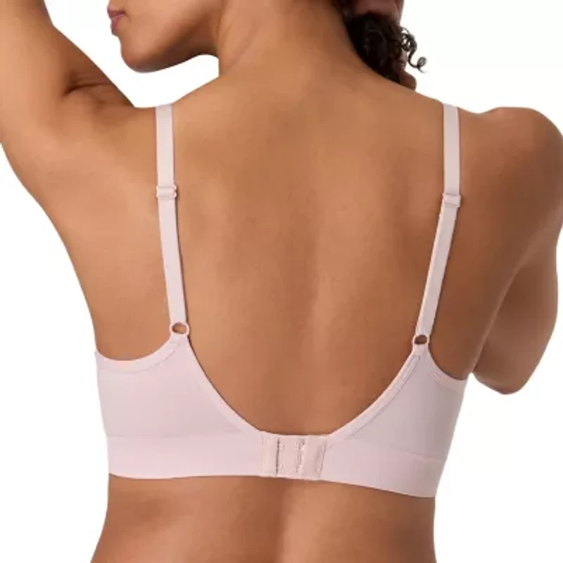 Hanes Womens Seamless Light Support T-Shirt Bralette Dho203