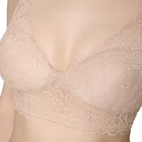 Maidenform Pure Comfort® Womens Lace Light Support Longline Wireless Bralette Dm1188