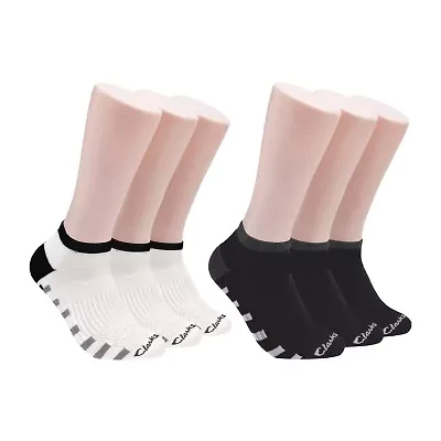 Clarks 6 Pair Low Cut Socks Mens