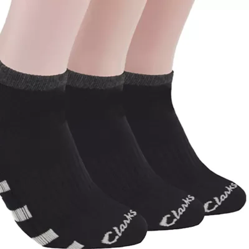 Clarks Mens 6 Pair Low Cut Socks