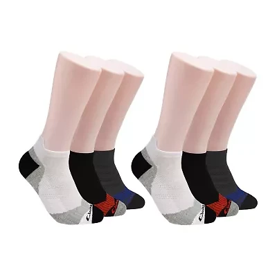Clarks Mens 6 Pair Low Cut Socks