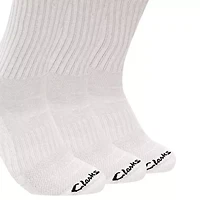 Clarks Mens 6 Pair Crew Socks