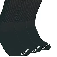 Clarks Mens 6 Pair Crew Socks
