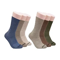 Clarks Mens 6 Pair Crew Socks