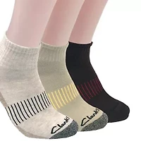 Clarks Mens 6 Pair Low Cut Socks
