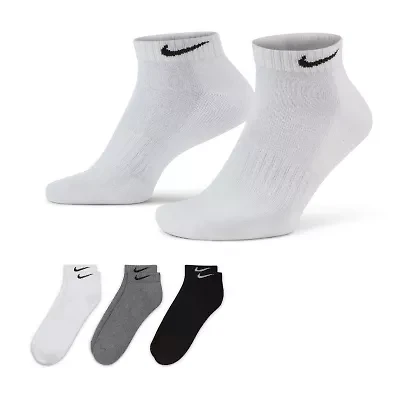Nike Everyday Cushioned 3 Pair Low Cut Socks Unisex Adult