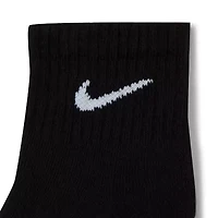 Nike Everyday Cushioned Unisex Adult Multi-Pack 3 Pair Quarter Ankle Socks