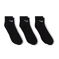 Nike Everyday Cushioned Unisex Adult Multi-Pack 3 Pair Quarter Ankle Socks